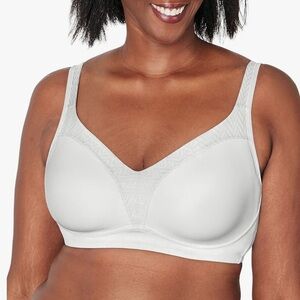 Playtex 18 Hour Bounce Control Wireless Bra | Size 38DDD | White |New in Package